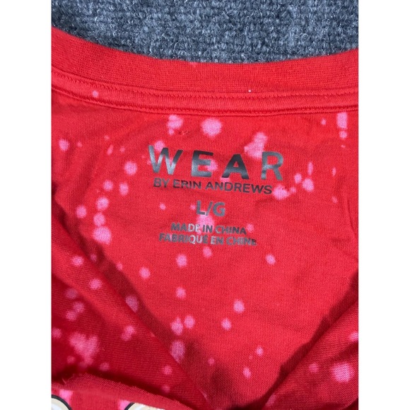 Oklahoma Sooners Shirt Womens Large Red Cropped T Shirt Crop Top NCAA NWT - Picture 4 of 9